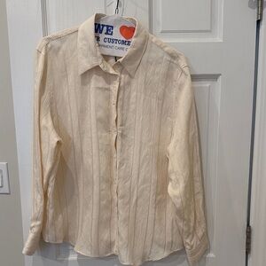 Zara Cream Casual Shirt